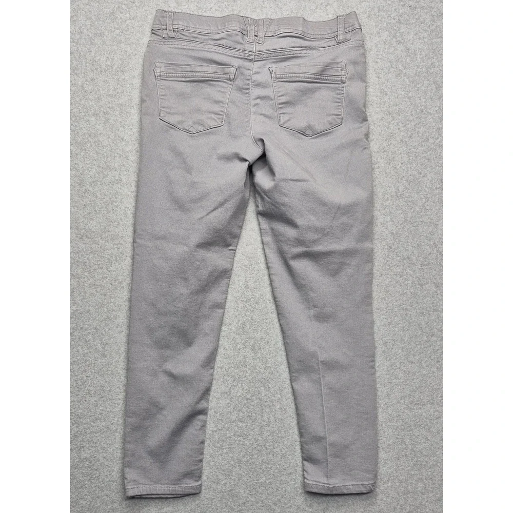 Democracy Ab Technology Jeans Womens 8 Gray Denim Slim Skinny Stretch Mid Rise